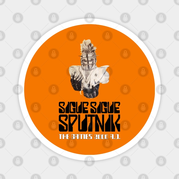 Sigue Sigue Sputnik - The Games 2000AD (Design 2) Magnet by AndroidDreams